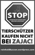 STOP - Tierschtzer kaufen nicht bei ZAJAC
